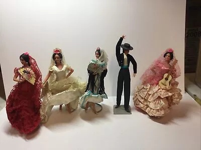 VTG Marin Chiclana Espana Flamenco Dolls • $59.99