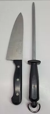 Messermeister Park Plaza 8  Chef Knife & Sharpening Steel Set Lot 8007-8 Germany • $34.99