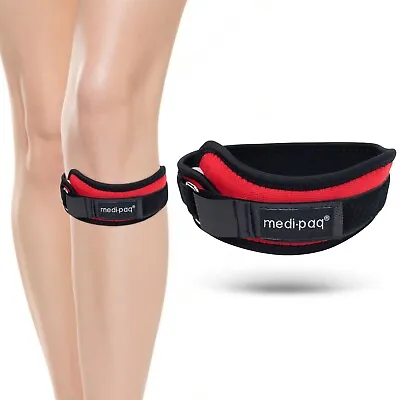Patella Knee Support Strap Compression Brace Magnetic Adjustable Neoprene Gym UK • £6.95
