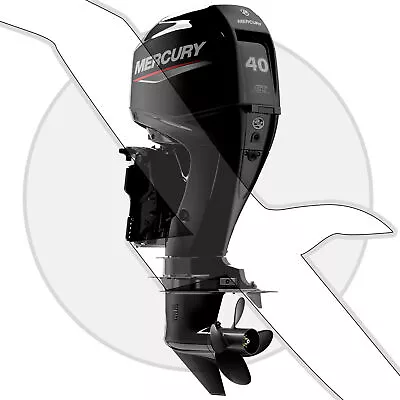 Mercury Marine 40hp Command Thrust Four Stroke Outboard Engine ELPT • $6615.99