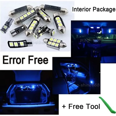 Canbus Fit Benz E Class W211 04 Interior Package Kit TOOL LED Light Xenon Blue • $16.08