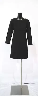 J.Crew Women's Long Sleeve Zip-Up Ponte Sheath Dress CL8 Black Size XS • $19.94