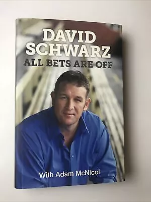 $28 • Buy All Bets Are Off By David Schwarz With Adam McNicol Hardcover Book AFL Melbourne