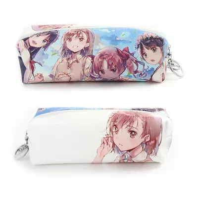 Misaka Mikoto Anime Cosplay Keychains Pen Bag Student Stationery Storage Bag • $18.88