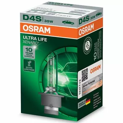 OSRAM Ultra Life Xenarc Headlight Bulb 66440ULT D4S Single • $69.22