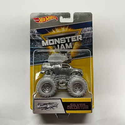 Hot Wheels Monster Jam Silver Collection Mohawk Warrior • $21.99