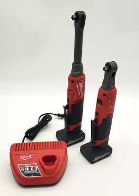 Milwaukee M12 Fuel-3/8  Extended Reach And 3/8  Ratchet W/(2) B & C  #141 • $125.50