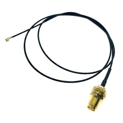 U.FL IPX To SMA Female Nut Bulkhead Pigtail 1.13 Cable Connector F PCI Wifi • $2.89