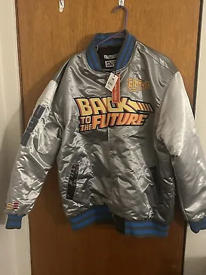 Back To The Future Jacket Varsity 80s Nostalgia 3X VINTAGE Style Delorean XXXL • $149.99