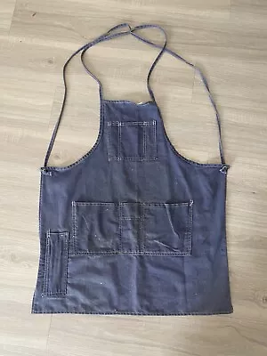 1960s Denim Apron Amalgamated Workers Of America Union Made ACWA Pockets Workwr • $50