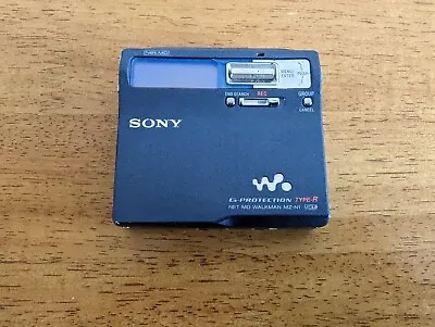 SONY MZ-N1 Net MD Walkman MiniDisc Recorder/Player - Blue - Spares Or Repair • £39.99