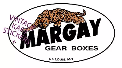 Vintage Go Kart Margay New Breed Stickers Decal New Reproduction • $16