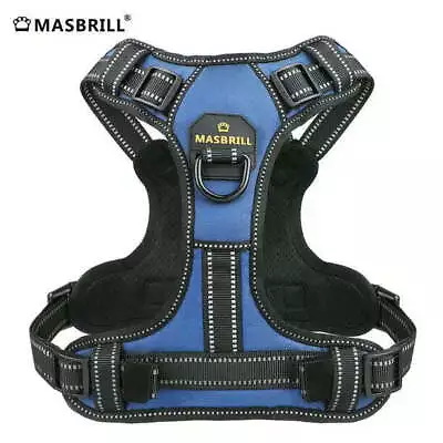 No Pull Dog Pet Harness Adjustable Control Vest Dogs Reflective All Sizes • $19.99