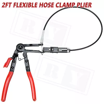 2FT Flexible Hose Clamp Plier Wire Long Reach For Car Truck Fuel Oil Water Pipe • $13.95