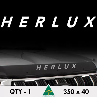 HERLUX Sticker 350mm Hilux Bonnet Protector Hers Not His 4x4 Car Window Decal • $6.50