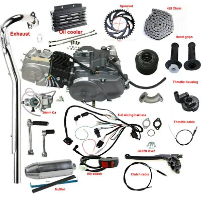Lifan 140cc Engine Motor Full Kit Dirt Pit Bike For Honda Trail CT70 Z50 SSR 125 • $688.57