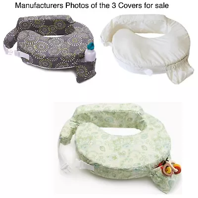 Lot Of 3 My Brest Friend Nursing Pillow Slipcover Fireworks Green Paisley Cream • $33.99