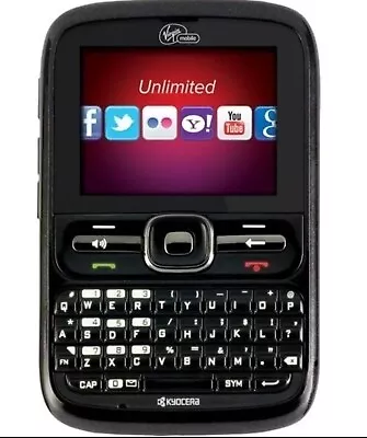 BRAND NEW Kyocera Loft/Torino S2300 - Virgin Mobile - Black Cell Phone • $30