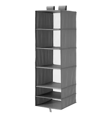 2 X IKEA SKUBB 35x45x125cmGrey Hanging Closet Clothes Organizer Storage Rack • £24.99