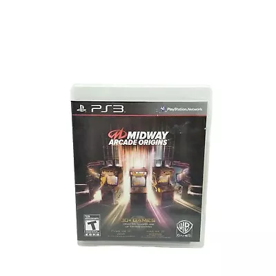 Midway Arcade Origins (Sony PlayStation 3 2012) PS3 CIB Complete W/ Manual • $20.97