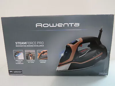 Rowenta Steam Force Pro Stainless Steel Iron Soleplate 1850-Watts Copper NEW • $99.99