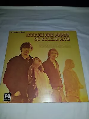 MAMAS AND PAPAS 20 Golden Hits Vinyl Double Album MCA Records 1980 • $37.88