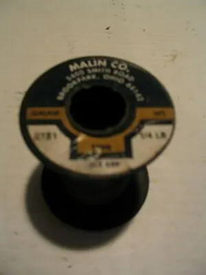 Malin .0181  26 Gauge Black Annealed ASTM A853 Wire 1/4 Lb. Roll Spool Steel  • $3.99