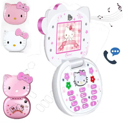 Unlocked Hello Kitty Flip Cute Lovely Small Mini Phone For Girl Kids Xmas Gifts • $35.14