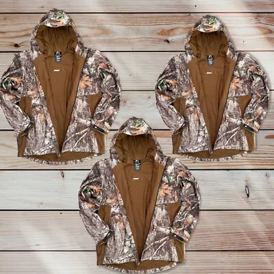 Mens REALTREE Camouflage Padded Waterproof Hunting Jacket Coat Shooting  Fishing • £24.95