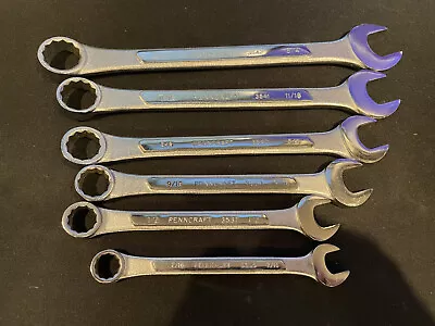 Lot Of Penncraft Wrench Set & Socket Wrench 3/4  1/2  7/16  +++ 3536 3537 3540 • $22.55