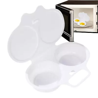 1xMicrowave Egg PoacherPoached Egg CookerEgg Maker Poached Egg Steamer Kitchek • $7.38