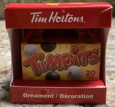 $17.56 • Buy Tim Hortons 2014 TIMBITS Donuts Box Xmas Christmas Ornament Decoration 