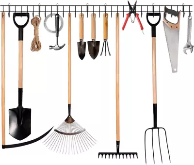 Zacurter Garden Tool Rack Garage Organizer Wall Mount Tool...  • £31.09