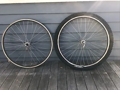 Vintage 26  Wheelset RITCHEY VANTAGE Rims & SHIMANO DEORE Hubs • 7-SPD • $50