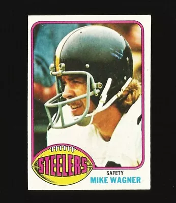 1976 Topps Football Card Number 501 Mike Wagner Pittsburgh Steelers #501 • $1.24