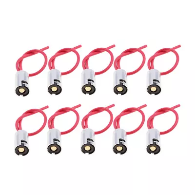 10pcs BA9S Female Socket Adapter Wiring Harness For Automotive Lights • $8.55