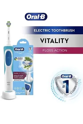 $23.97 • Buy NEW Oral-B Vitality Floss Action Rechargeable Electric Toothbrush + 1 Refill