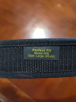 (2) Perfect Fit Nylon Web Belt 1.5  Made With Velcro® Closure Hook Line LG Size • $25