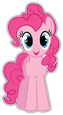 My Little Pony Pinkie Pie Cartoon Sticker Bumper Decal - ''SIZES'' • £4.04