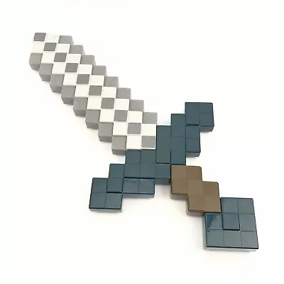 Minecraft Dungeons Deluxe Sword Toy Foam Roleplay Battle Sounds 8 Bit Life Size  • $19.91