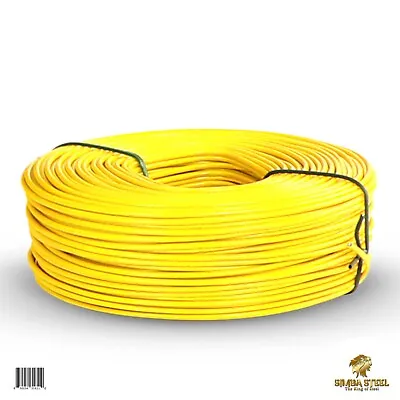 PVC ReBar Tie Wire Yellow NO RESERVE | 16 Gauge | Approx. 300 FT - SIMBA STEEL • $9.75