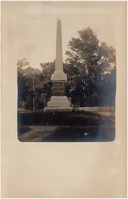 Norridgewock Civil War Veterans Monument In Maine ME 1900s RPPC Postcard Photo • $12.49