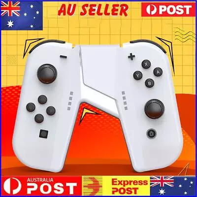 Charger Grip Left & Right For Nintendo Switch/Switch OLED Joy-con (White) • $12.89