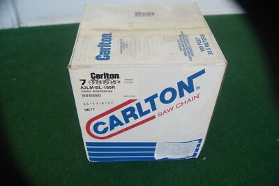 £272.48 • Buy Carlton Bulk 100' Roll Chainsaw Chain, 3/8  Pitch .063   Full Chisel Chain