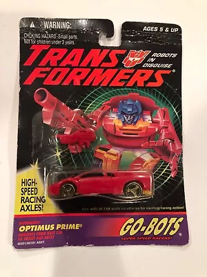 Transformers G2 Gobots OPTIMUS PRIME Basic Class 1:64 Racer - MOC (1994) Sealed • $72