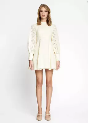 $90 • Buy Bnwt Alice Mccall Creme Angels Sleeve Mini Dress - Size 8 Au/4 Us (rrp $425)
