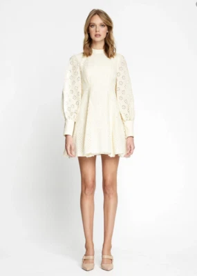 $90 • Buy Bnwt Alice Mccall Creme Angels Sleeve Mini Dress - Size 8 Au/4 Us (rrp $425)