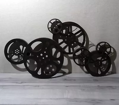 Movie Reel Wall Decor In Antique Bronze • $24.99