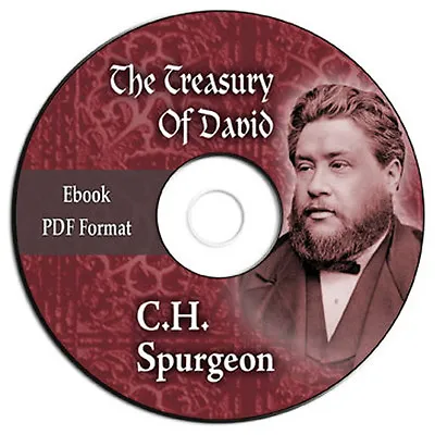 The Treasury Of David-Charles C H Spurgeon-Bible Commentary Psalms-Book On CD • $9.98