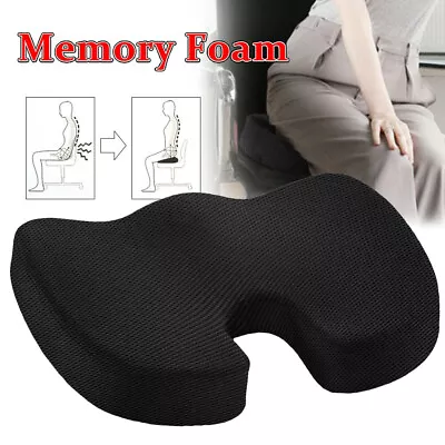 Memory Foam Firm Cushion Coccyx Hard Seat Pillow Office Chair Car Seat Stress • $25.99